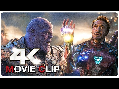 Iron Man Vs Thanos - Final Battle Scene - AVENGERS 4 ENDGAME (2019) Movie CLIP 4K