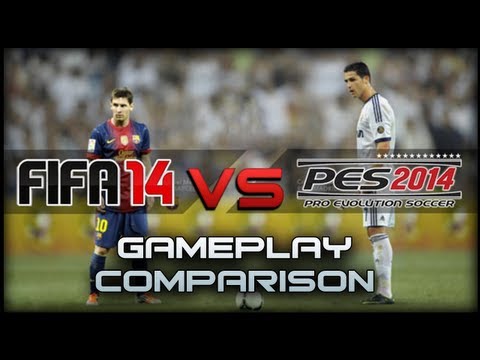 FIFA 14 vs PES 2014 - Gameplay Comparison HD